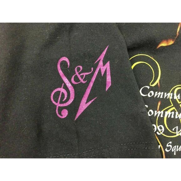 VTG METALLICA Limited 1999 S&M Concert T-Shirt XL - Picture 6 of 8